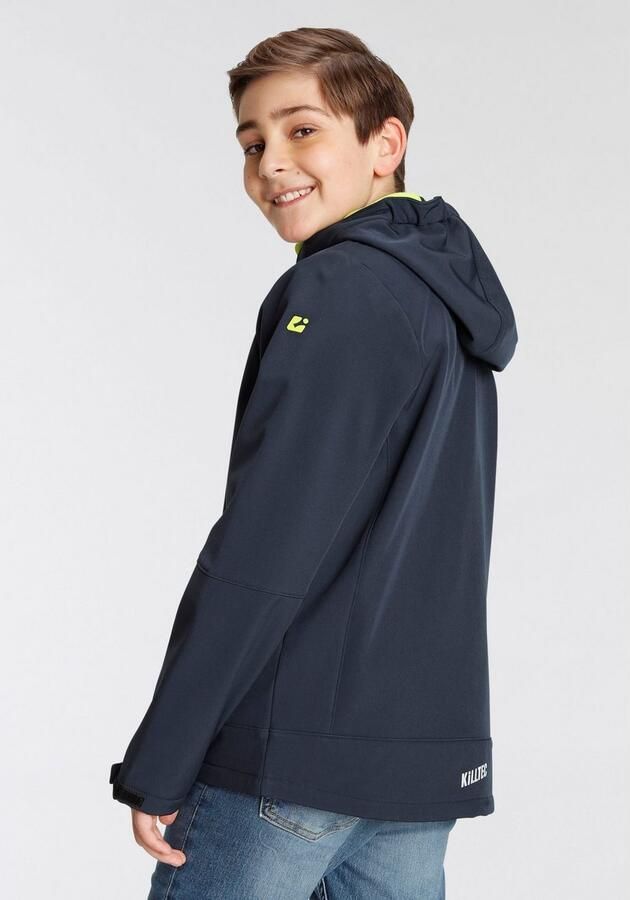 Killtec Softshell-jack BYS SFTSHLL JCKT OT Tussenjas waterafstotend & windafstotend voor kinderen (1 stuk) - Foto 3