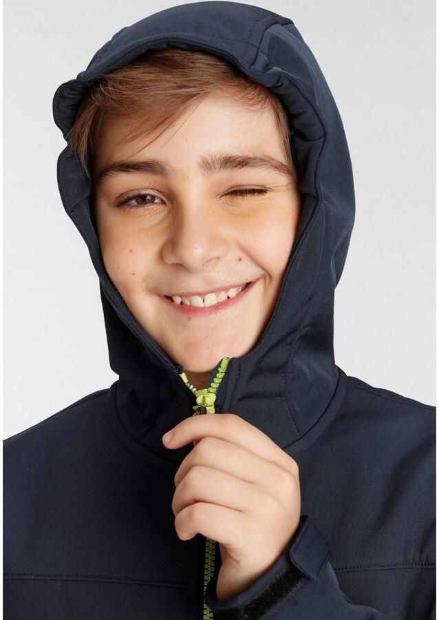 Killtec Softshell-jack BYS SFTSHLL JCKT OT Tussenjas waterafstotend & windafstotend voor kinderen (1 stuk)