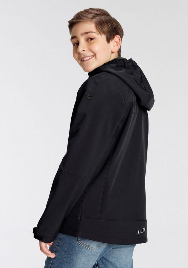 Killtec Softshell-jack BYS SFTSHLL JCKT OT Tussenjas waterafstotend & windafstotend voor kinderen (1 stuk)