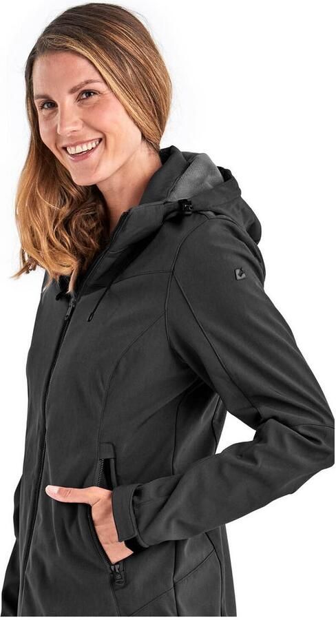 Killtec Softshell-jack Dames softshelljas Waterafstotende winddichte softshelljack met afneembare capuchon - Foto 9