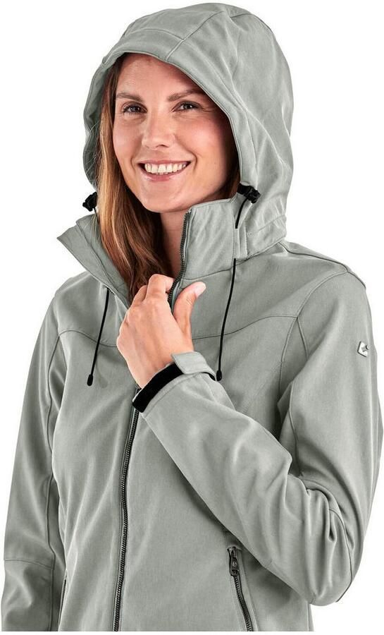 Killtec Softshell-jack Dames softshelljas Waterafstotende winddichte softshelljack met afneembare capuchon - Foto 7