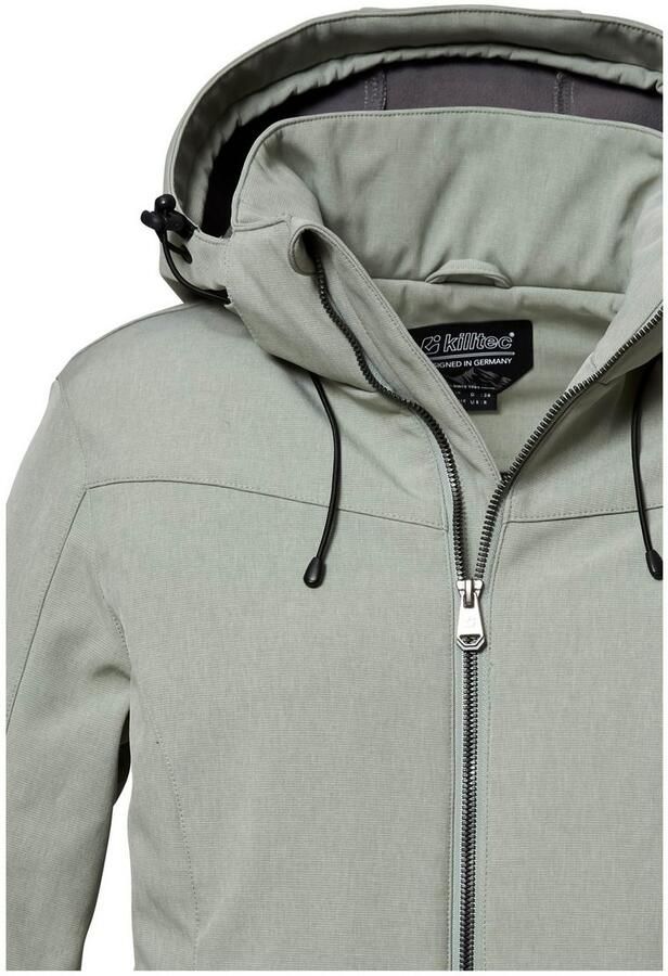 Killtec Softshell-jack Dames softshelljas Waterafstotende winddichte softshelljack met afneembare capuchon - Foto 5