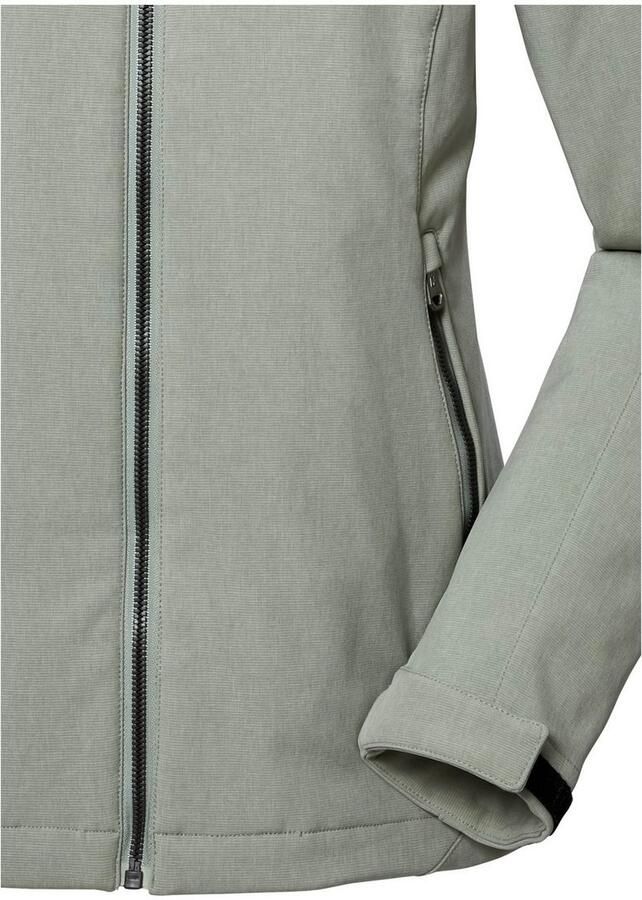 Killtec Softshell-jack Dames softshelljas Waterafstotende winddichte softshelljack met afneembare capuchon - Foto 4