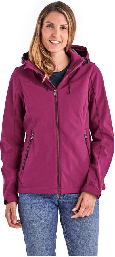 Killtec Softshell-jack Dames softshelljas Waterafstotende winddichte softshelljack met afneembare capuchon - Foto 11