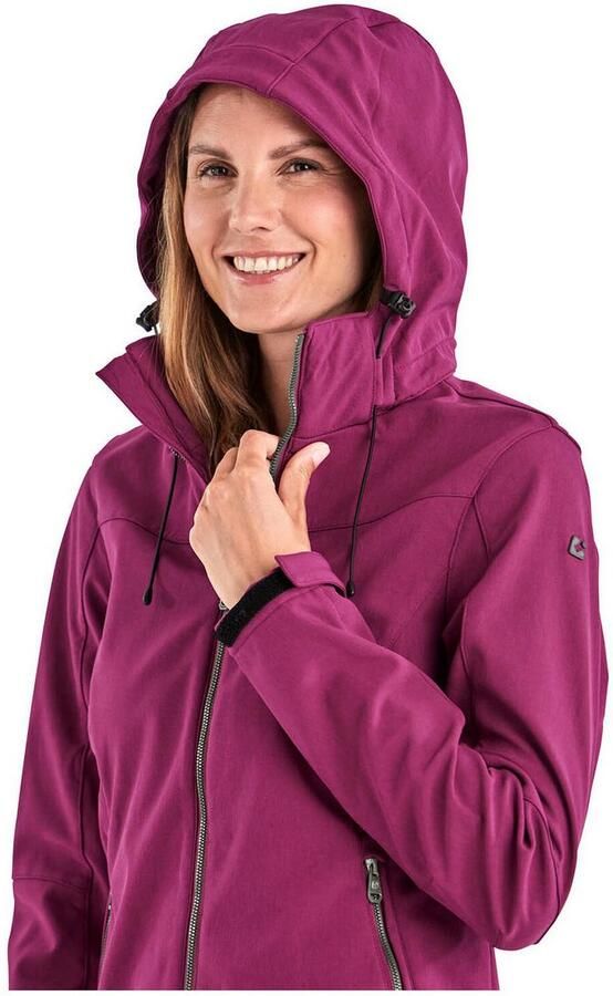 Killtec Softshell-jack Dames softshelljas Waterafstotende winddichte softshelljack met afneembare capuchon - Foto 7