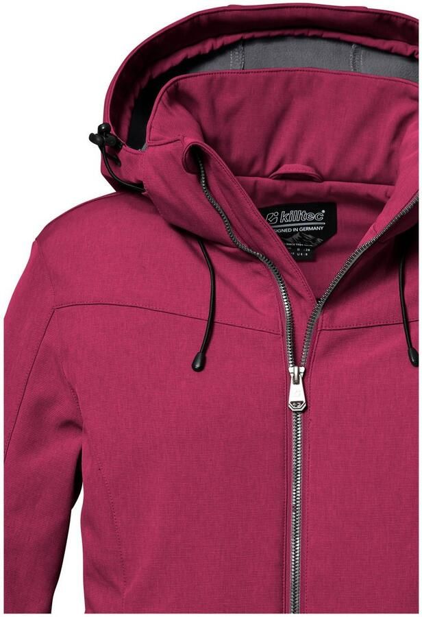 Killtec Softshell-jack Dames softshelljas Waterafstotende winddichte softshelljack met afneembare capuchon - Foto 5