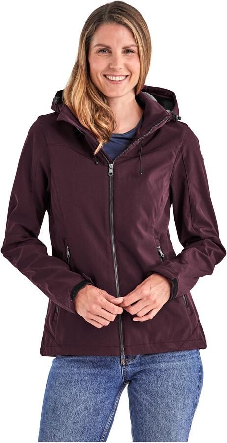 Killtec Softshell-jack Dames softshelljas Waterafstotende winddichte softshelljack met afneembare capuchon - Foto 9