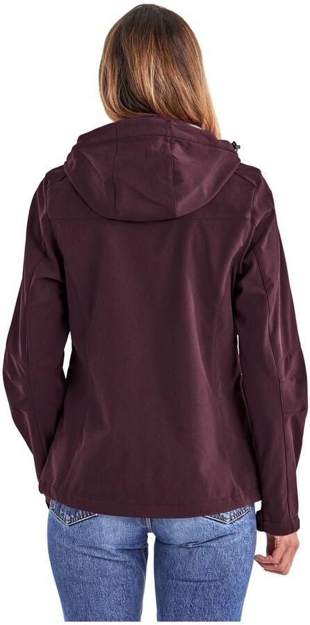 Killtec Softshell-jack Dames softshelljas Waterafstotende winddichte softshelljack met afneembare capuchon - Foto 7