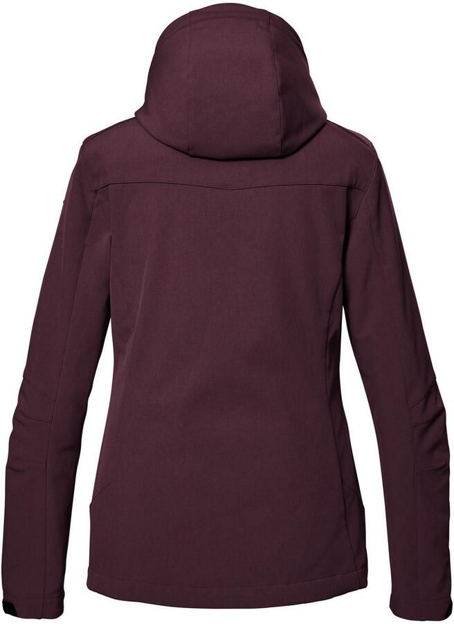 Killtec Softshell-jack Dames softshelljas Waterafstotende winddichte softshelljack met afneembare capuchon - Foto 3