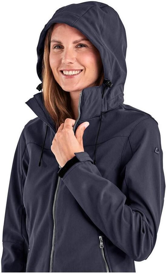 Killtec Softshell-jack Dames softshelljas Waterafstotende winddichte softshelljack met afneembare capuchon - Foto 7