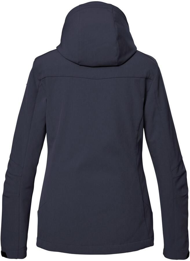 Killtec Softshell-jack Dames softshelljas Waterafstotende winddichte softshelljack met afneembare capuchon - Foto 3