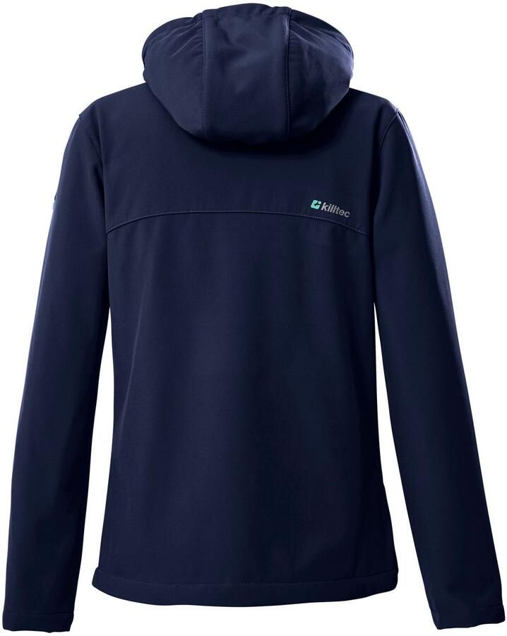 Killtec Softshell-jack Girls softshell-jack Waterafstotend verstelbare capuchon en mouwen fleece binnenvoering - Foto 3