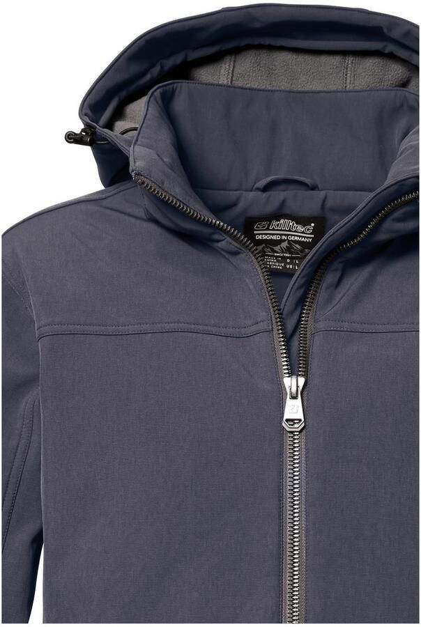 Killtec Softshell-jack Heren softshelljas Waterafstotende softshelljack met fleece afneembare capuchon - Foto 7