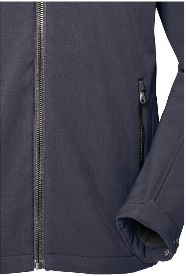 Killtec Softshell-jack Heren softshelljas Waterafstotende softshelljack met fleece afneembare capuchon - Foto 5