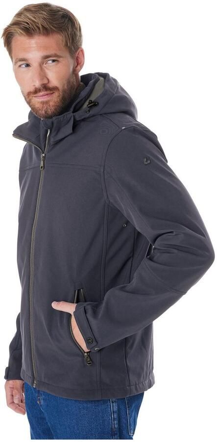 Killtec Softshell-jack Heren softshelljas Waterafstotende softshelljack met fleece afneembare capuchon - Foto 13