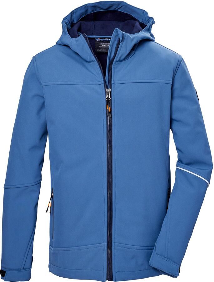 Killtec Softshell-jack KOS 143 BYS SFTSHLL JCKT Wind- en waterafstotende ade de PFAS-vrije kinderjas - Foto 6
