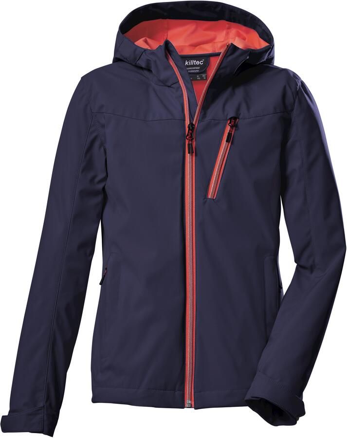 Killtec Softshell-jack KOS 235 GRLS SFTSHLL JCKT Wind- en waterafstotende kinder-softshelljas 10.000 mm waterkolom - Foto 5