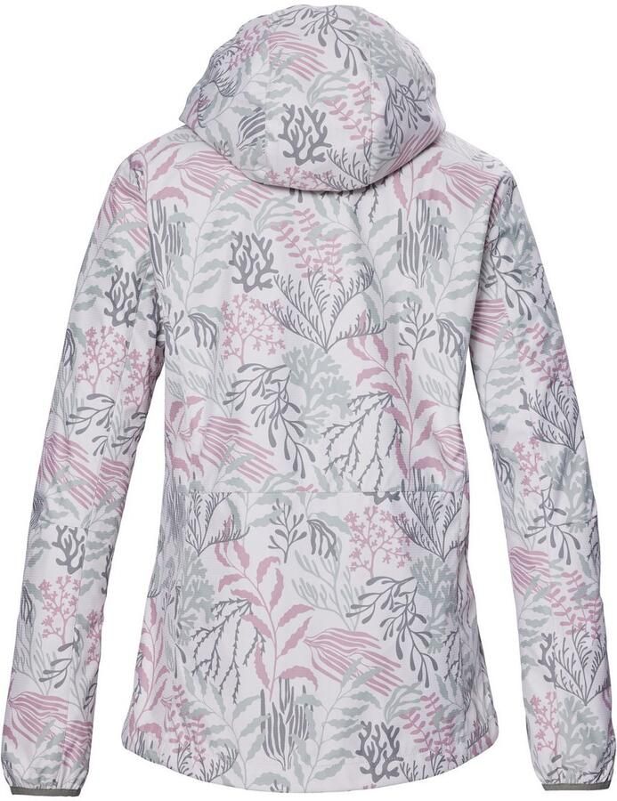 Killtec Softshell-jack KOS 56 WMN SFTSHLL JCKT Waterafstotende winddichte softshelljack met bloemprint - Foto 2