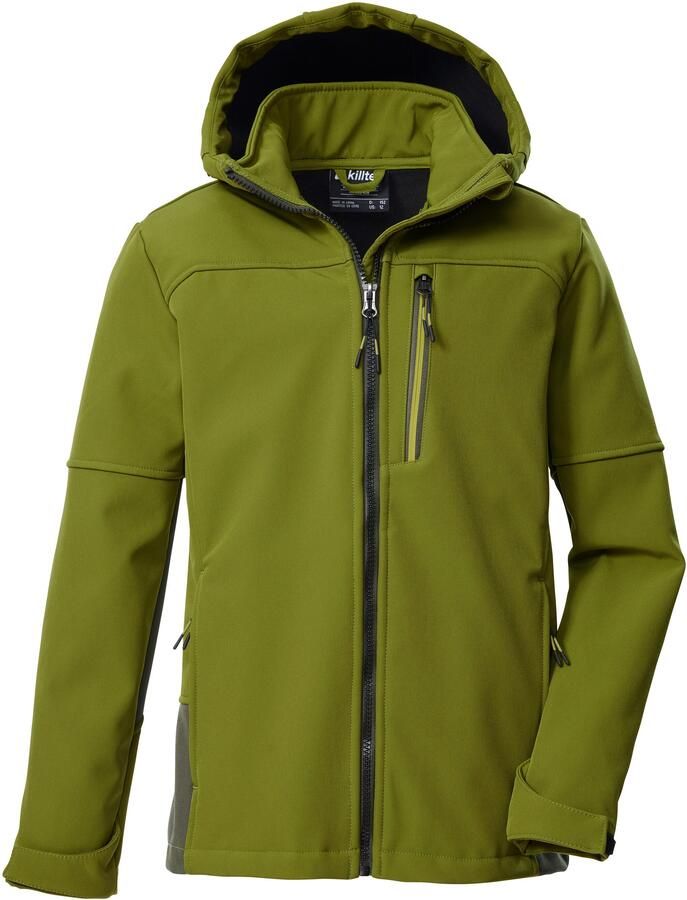 Killtec Softshell-jack KOW 226 BYS SFTSHLL JCKT Wind- en waterafstotende kinder-softshell jas fleece reflectoren - Foto 6