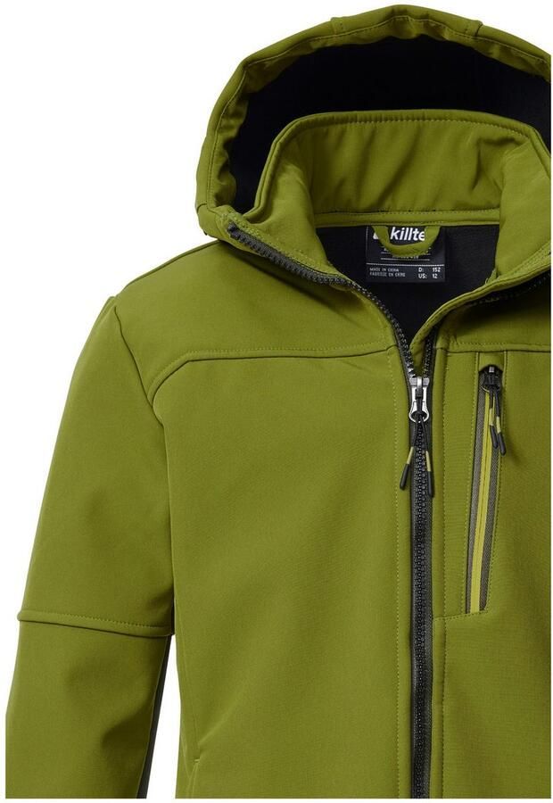 Killtec Softshell-jack KOW 226 BYS SFTSHLL JCKT Wind- en waterafstotende kinder-softshell jas fleece reflectoren - Foto 3