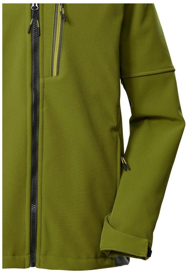 Killtec Softshell-jack KOW 226 BYS SFTSHLL JCKT Wind- en waterafstotende kinder-softshell jas fleece reflectoren - Foto 4