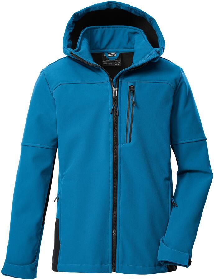 Killtec Softshell-jack KOW 226 BYS SFTSHLL JCKT Wind- en waterafstotende kinder-softshell jas fleece reflectoren - Foto 6