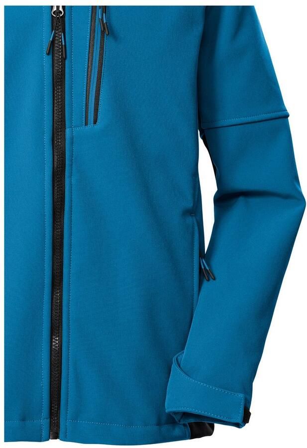 Killtec Softshell-jack KOW 226 BYS SFTSHLL JCKT Wind- en waterafstotende kinder-softshell jas fleece reflectoren - Foto 4