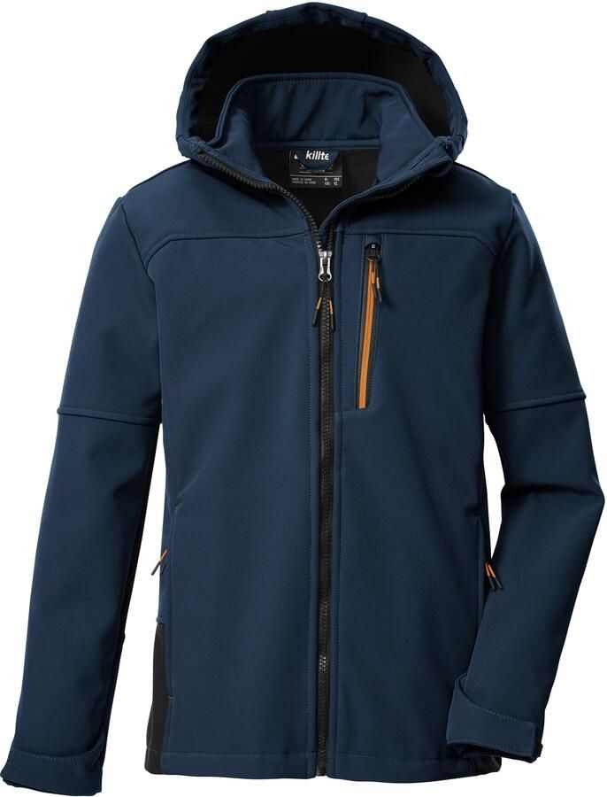 Killtec Softshell-jack KOW 226 BYS SFTSHLL JCKT Wind- en waterafstotende kinder-softshell jas fleece reflectoren - Foto 6