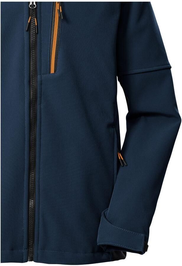 Killtec Softshell-jack KOW 226 BYS SFTSHLL JCKT Wind- en waterafstotende kinder-softshell jas fleece reflectoren - Foto 4