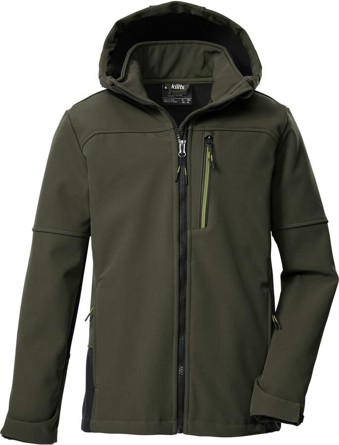 Killtec Softshell-jack KOW 226 BYS SFTSHLL JCKT Wind- en waterafstotende kinder-softshell jas fleece reflectoren - Foto 5