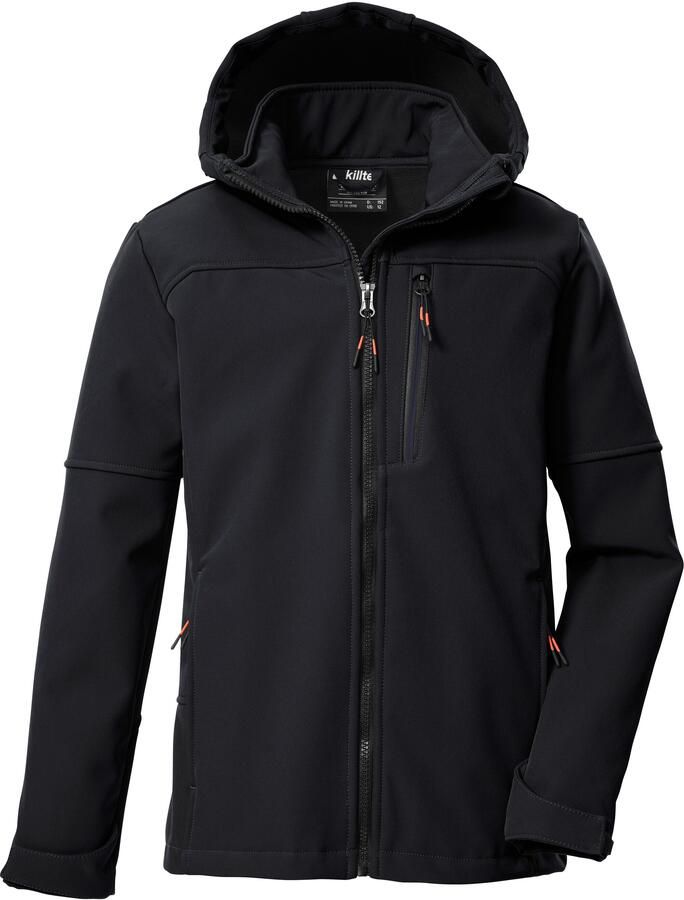Killtec Softshell-jack KOW 226 BYS SFTSHLL JCKT Wind- en waterafstotende kinder-softshell jas fleece reflectoren - Foto 6