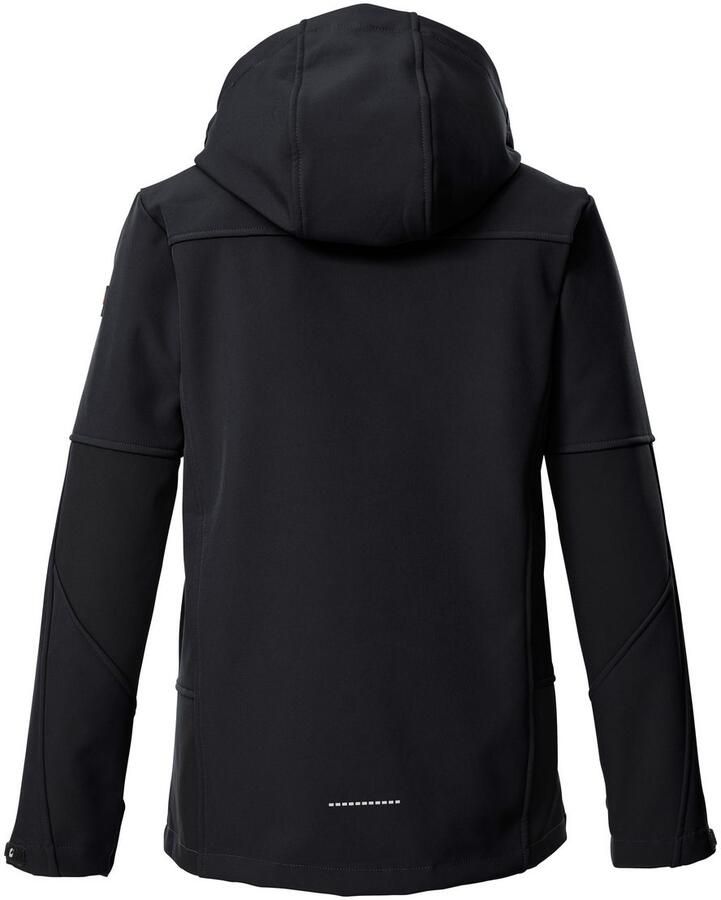 Killtec Softshell-jack KOW 226 BYS SFTSHLL JCKT Wind- en waterafstotende kinder-softshell jas fleece reflectoren