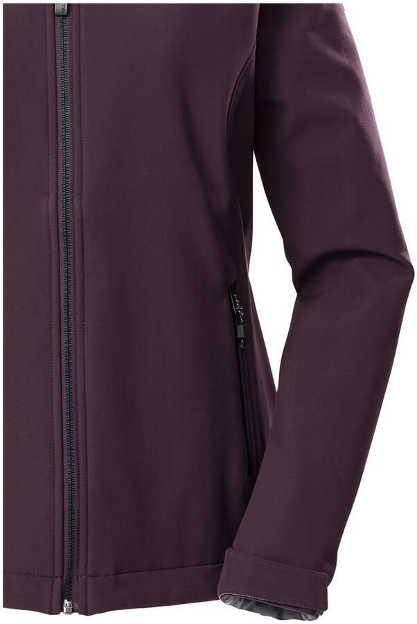 Killtec Softshell-jack KOW 8 WMN SFTSHLL JCKT Dames Softshelljas: water- en windafstotend ademend - Foto 4