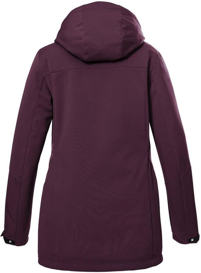 Killtec Softshell-jack KOW 8 WMN SFTSHLL JCKT Softshelljas: water- en windafstotend regelbare details - Foto 2