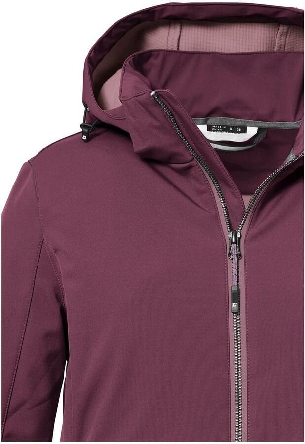 Killtec Softshell-jack KOW 8 WMN SFTSHLL JCKT Softshelljas: water- en windafstotend regelbare details - Foto 3