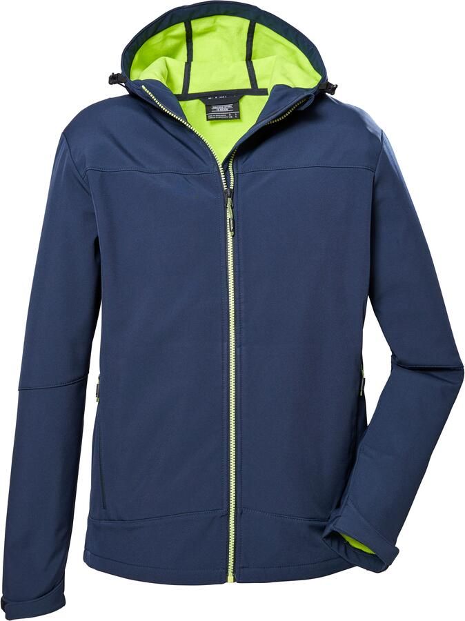 Killtec Softshell-jack MN SFTSHLL JCKT Wind- en waterafstotende softshelljack met verstelbare details - Foto 2
