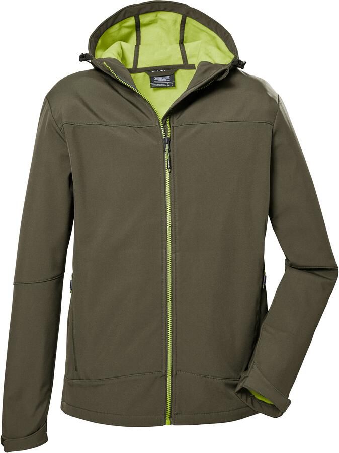 Killtec Softshell-jack MN SFTSHLL JCKT Wind- en waterafstotende softshelljack met verstelbare details - Foto 2