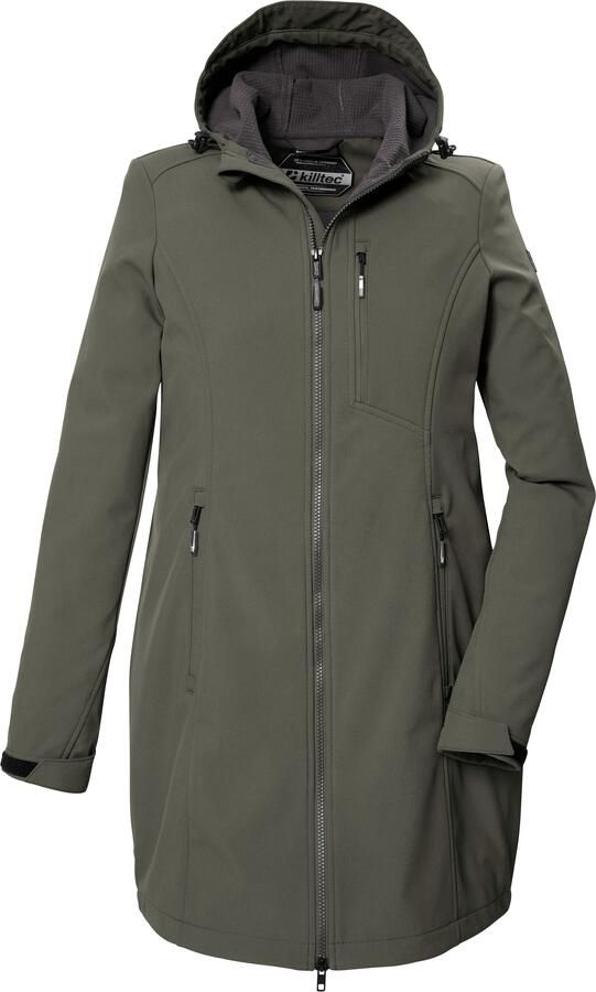 Killtec Softshell-parka KOS 370 WMN SFTSHLL PRK Winddichte dames softshell parka waterafstotend ademend - Foto 2