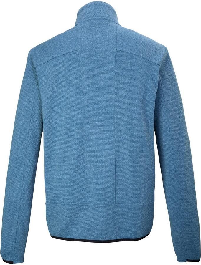 Killtec Vest KOS 40 MN FLX JCKT Sportief herenjack met gekleurde ritsen en kinbeschermer