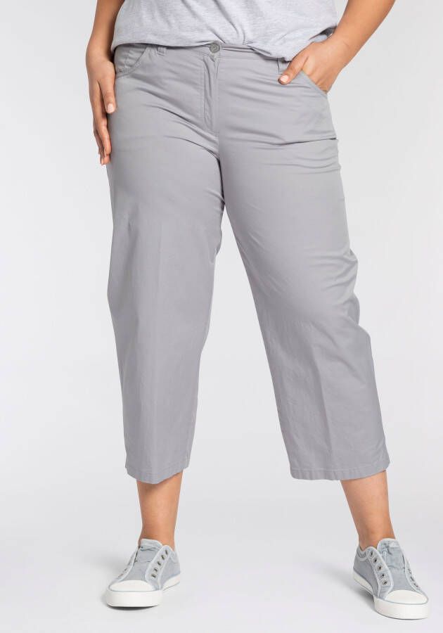 KjBRAND 7 8-broek Babsie: prettige bovenbeenwijdte Zomers lichte katoen-stretch