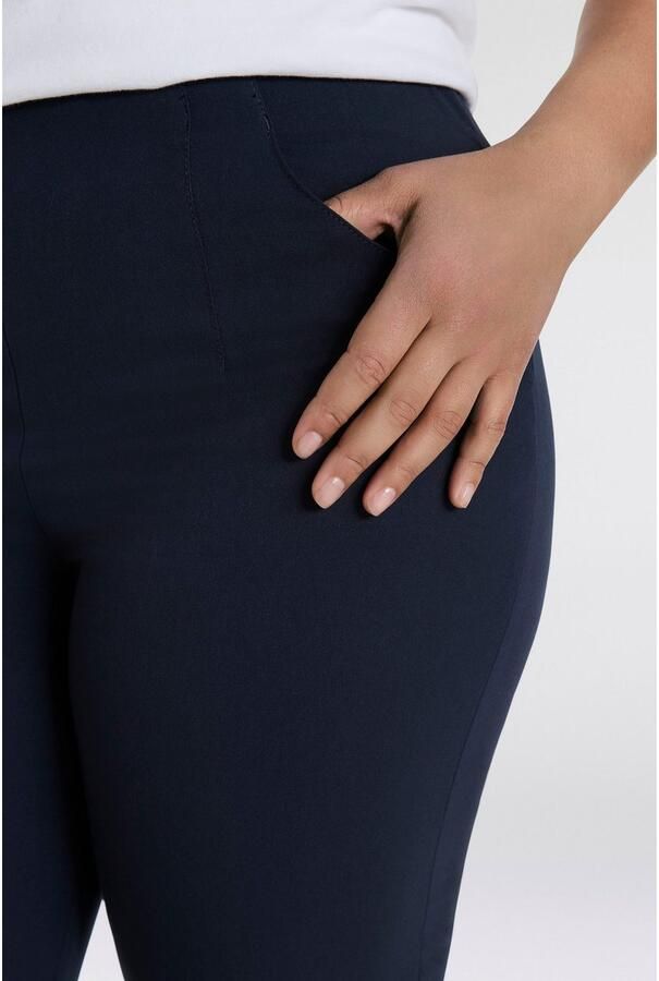 KjBRAND Comfortbroek Instapbroek Susie in bi-stretch kamgaren look
