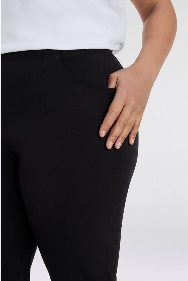 KjBRAND Comfortbroek Instapbroek Susie in bi-stretch kamgaren look