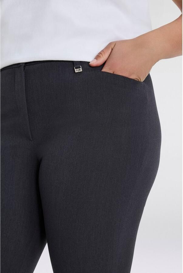 KjBRAND Stoffen broek Bea in Bi-Stretch Kamgarenlook met Persplooien - Foto 3