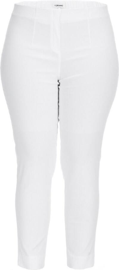 KjBRAND Stoffen broek Susie XS Ankle Bengaline Zomerbroek met elastische band - Foto 3