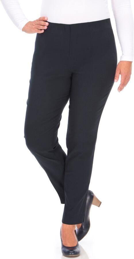 KjBRAND Stoffen broek Susie XS Ankle Bengaline Zomerbroek met elastische band - Foto 6