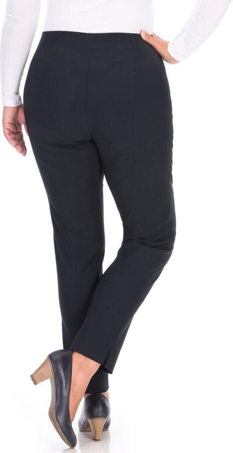KjBRAND Stoffen broek Susie XS Ankle Bengaline Zomerbroek met elastische band - Foto 3