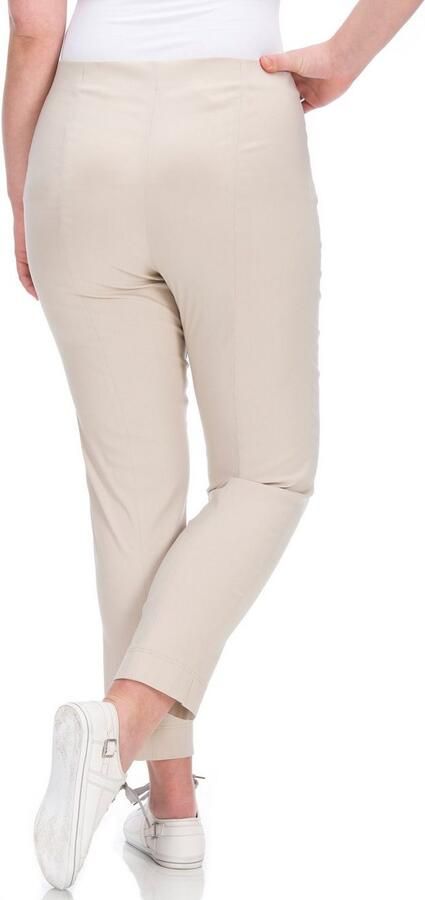 KjBRAND Stoffen broek Susie XS Ankle Bengaline Zomerbroek met elastische band - Foto 3