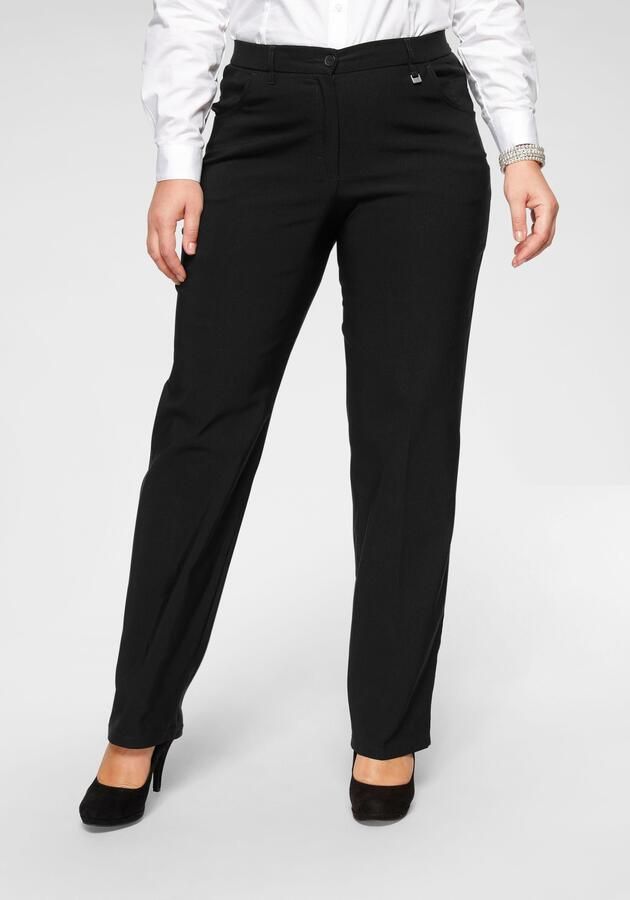 KjBRAND Stretchbroek Babsie Bengaline: prettige bovenbeenwijdte - Foto 8