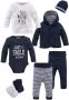 Klitzeklein Starterset 8-delig baby-set gemaakt van biologisch katoen (set 8-delig) - Thumbnail 1