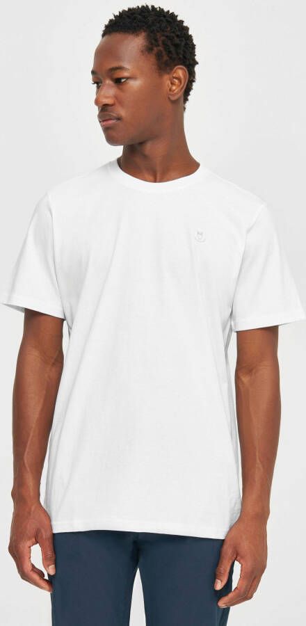 KnowledgeCotton Apparel T-shirt Basic-Shirt Badge